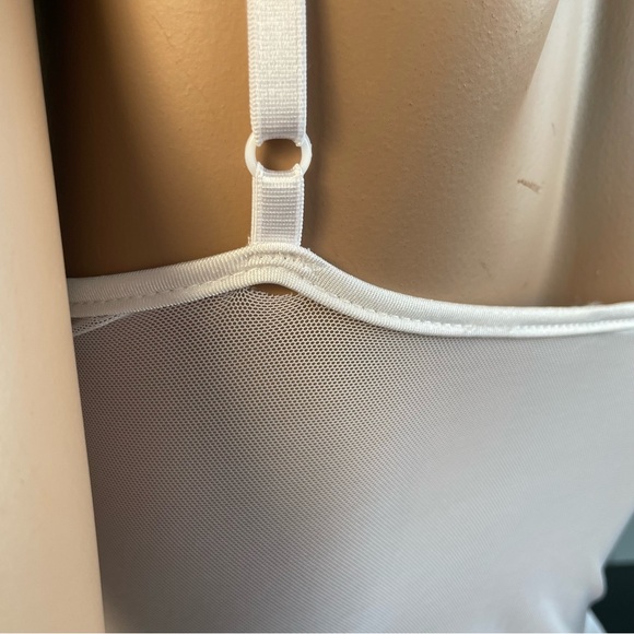 Long Sheer White Lingerie Dress - Picture 5 of 6